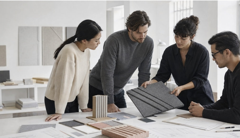 Designers observing how material ideas respond to real use